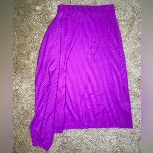 Zara ribbed knee length skirt